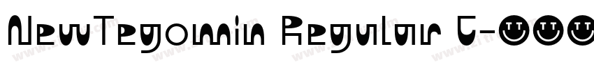 NewTegomin Regular C字体转换 NewTegomin Regular C字体转换